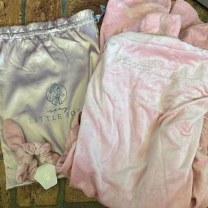 Sexy Little Robe Set Pink Scrunchie